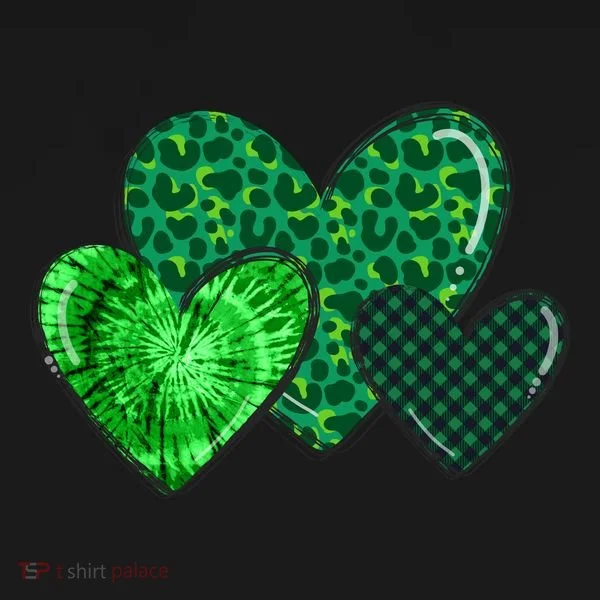 St Patricks Day Festive Heart Toddler Hoodie