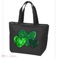 St Patricks Day Festive Heart Tote Bag thumb 3