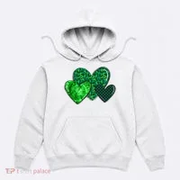St Patricks Day Festive Heart Hoodie thumb 0
