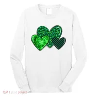 St Patricks Day Festive Heart Long Sleeve Shirt thumb 0