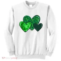 St Patricks Day Festive Heart Sweatshirt thumb 0