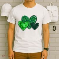 St Patricks Day Festive Heart T-Shirt thumb 6