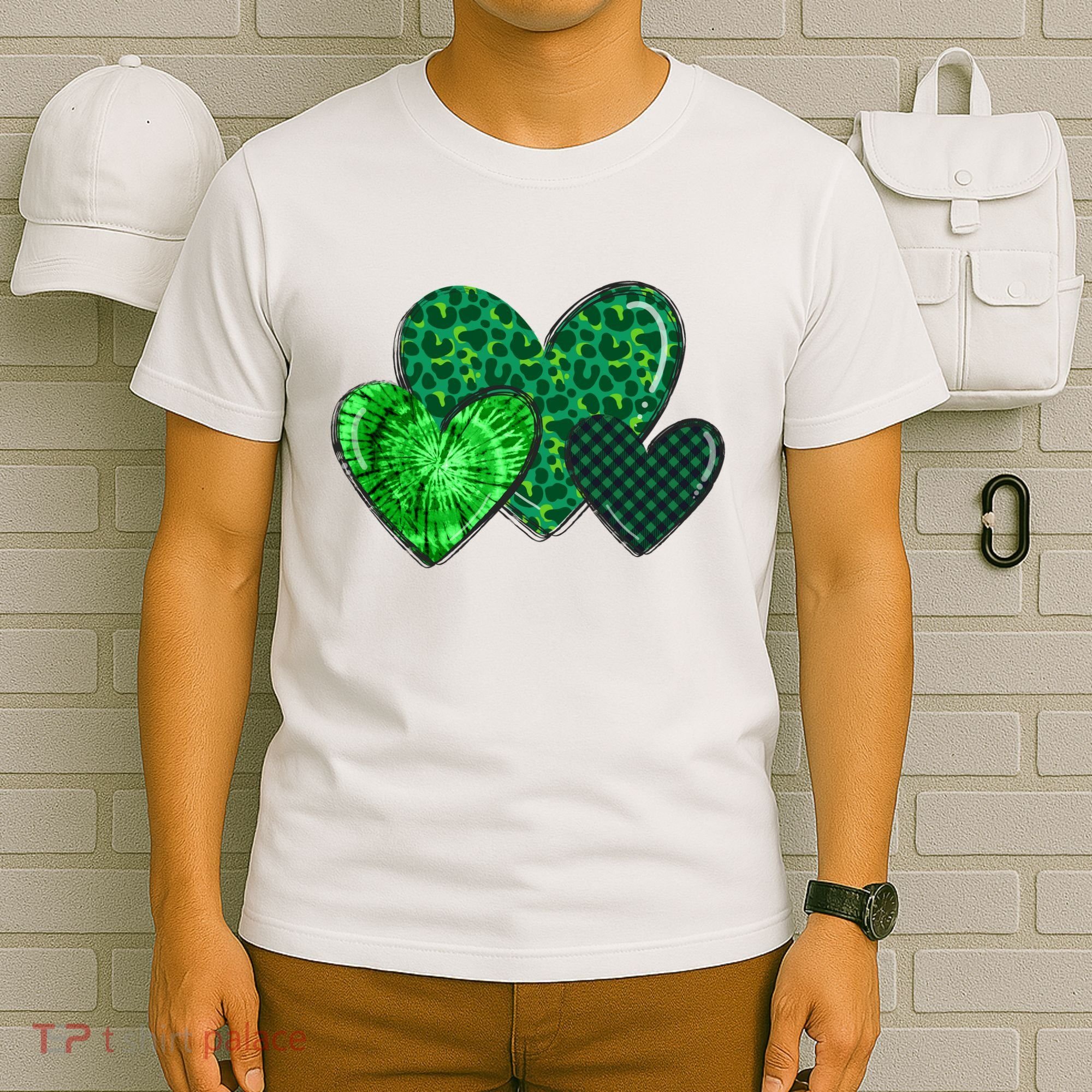 St Patricks Day Festive Heart T-Shirt