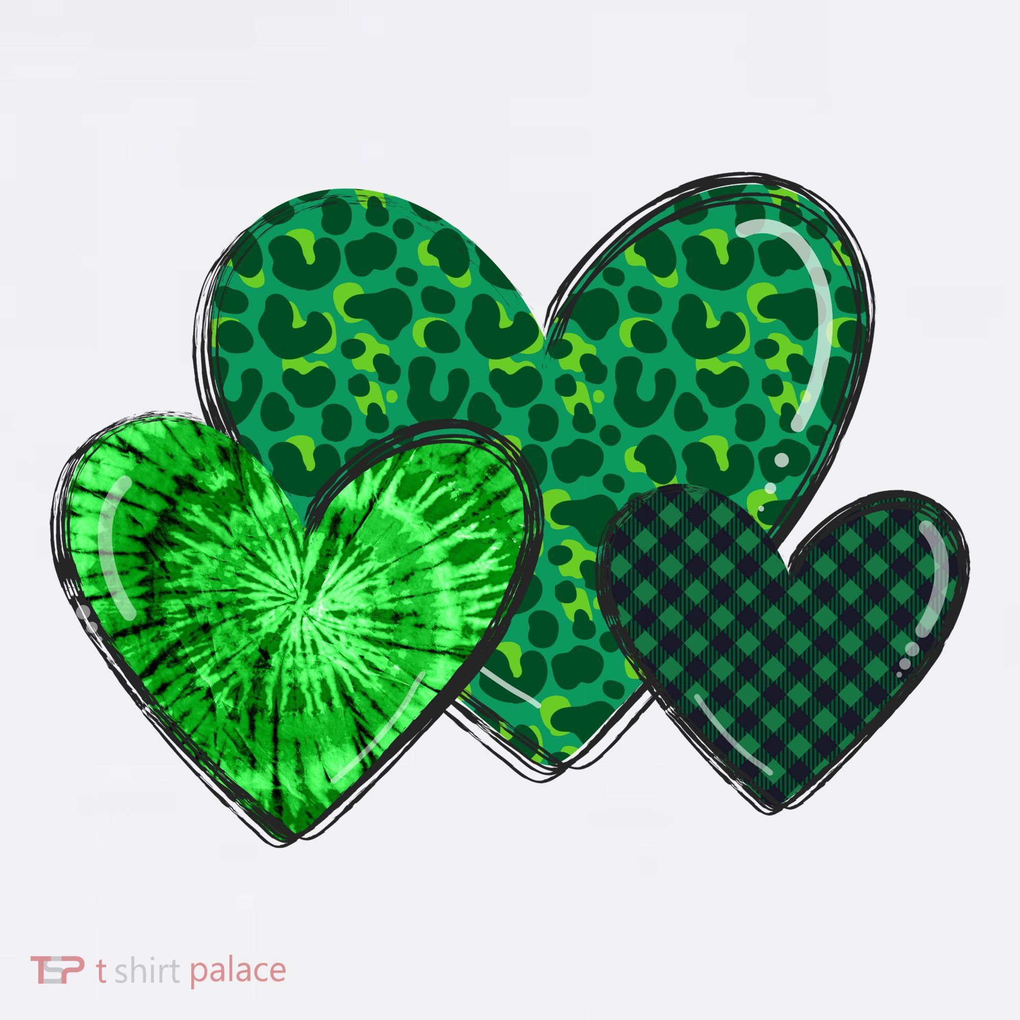 St Patricks Day Festive Heart Bucket Hat