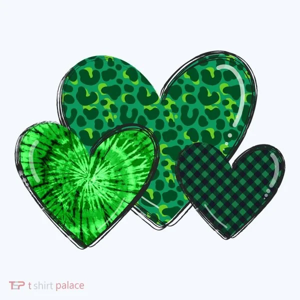 St Patricks Day Festive Heart Bucket Hat
