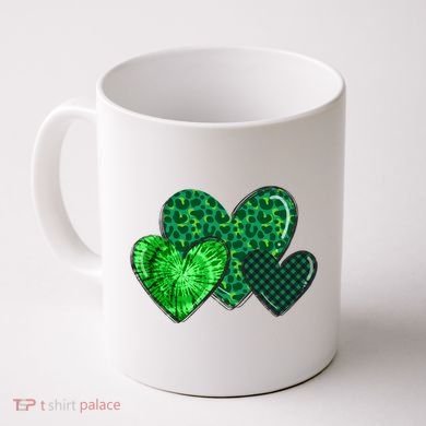 St Patricks Day Festive Heart Coffee Mug