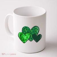 St Patricks Day Festive Heart Coffee Mug thumb 0