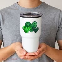 St Patricks Day Festive Heart Tumbler thumb 2