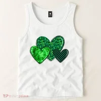 St Patricks Day Festive Heart Tank Top thumb 2