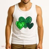 St Patricks Day Festive Heart Tank Top thumb 3
