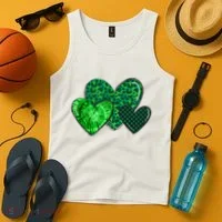 St Patricks Day Festive Heart Tank Top thumb 4