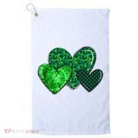 St Patricks Day Festive Heart Golf Towel thumb 0