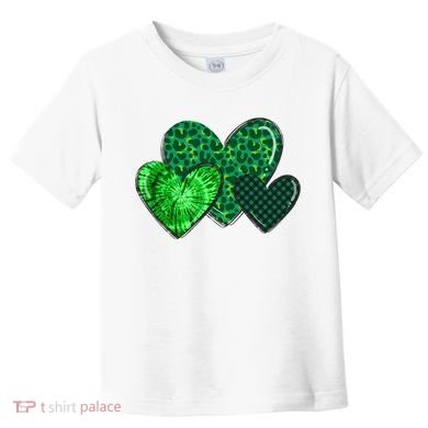 St Patricks Day Festive Heart Toddler T-Shirt