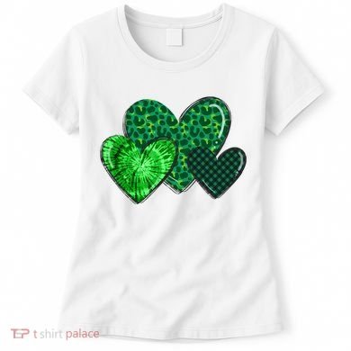 St Patricks Day Festive Heart Women's T-Shirt