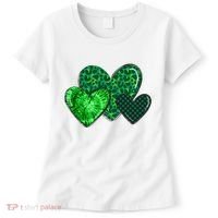 St Patricks Day Festive Heart Women's T-Shirt thumb 0