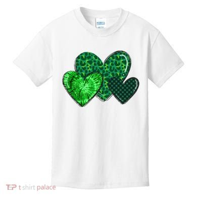 St Patricks Day Festive Heart Kids T-Shirt