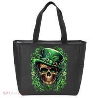 St Patricks Day Irish Skull Leprechaun Sugar Skull Tote Bag thumb 0