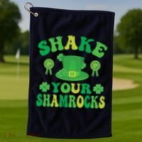 St Patricks Day Premium Golf Towel thumb 1