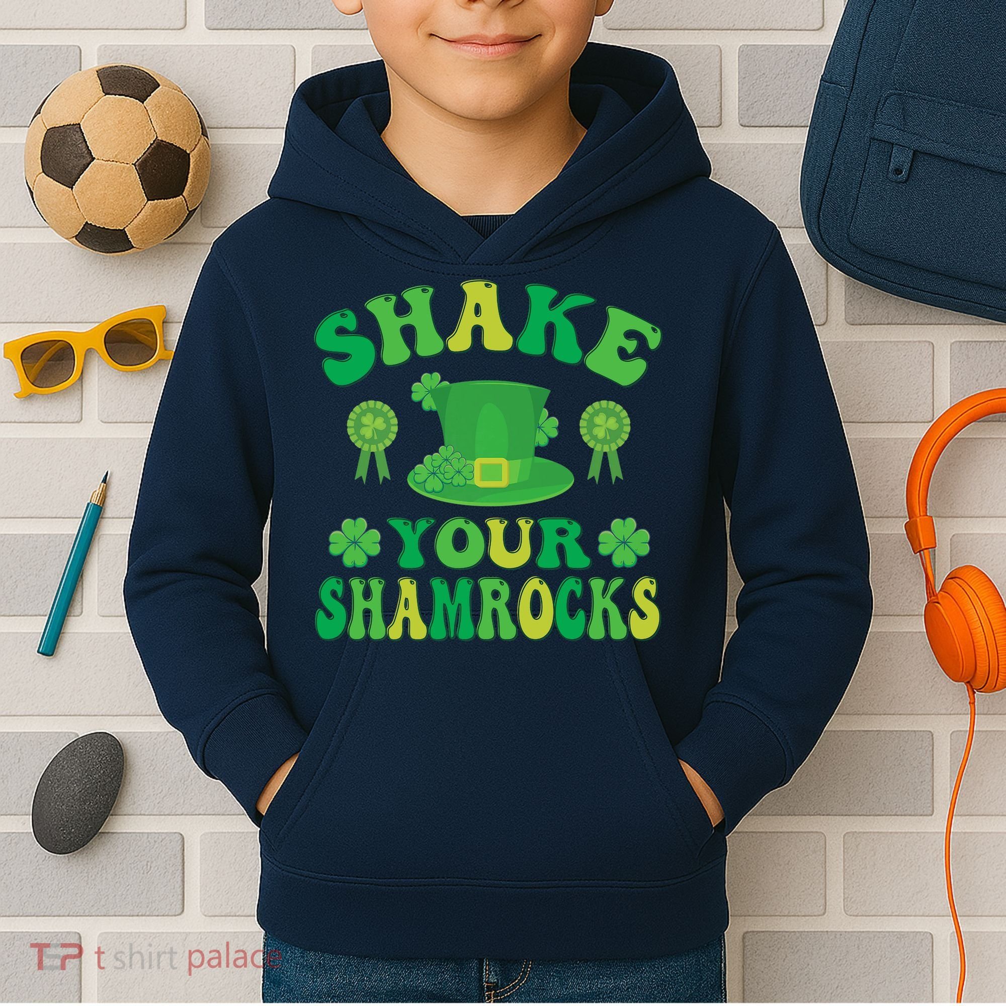 St Patricks Day Premium Kids Hoodie