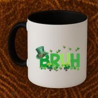 Saint Patricks Day Bruh St Pattys Day Coffee Mug thumb 2