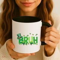 Saint Patricks Day Bruh St Pattys Day Coffee Mug thumb 3