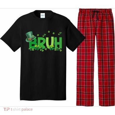 Saint Patricks Day Bruh St Pattys Day Pajama Set
