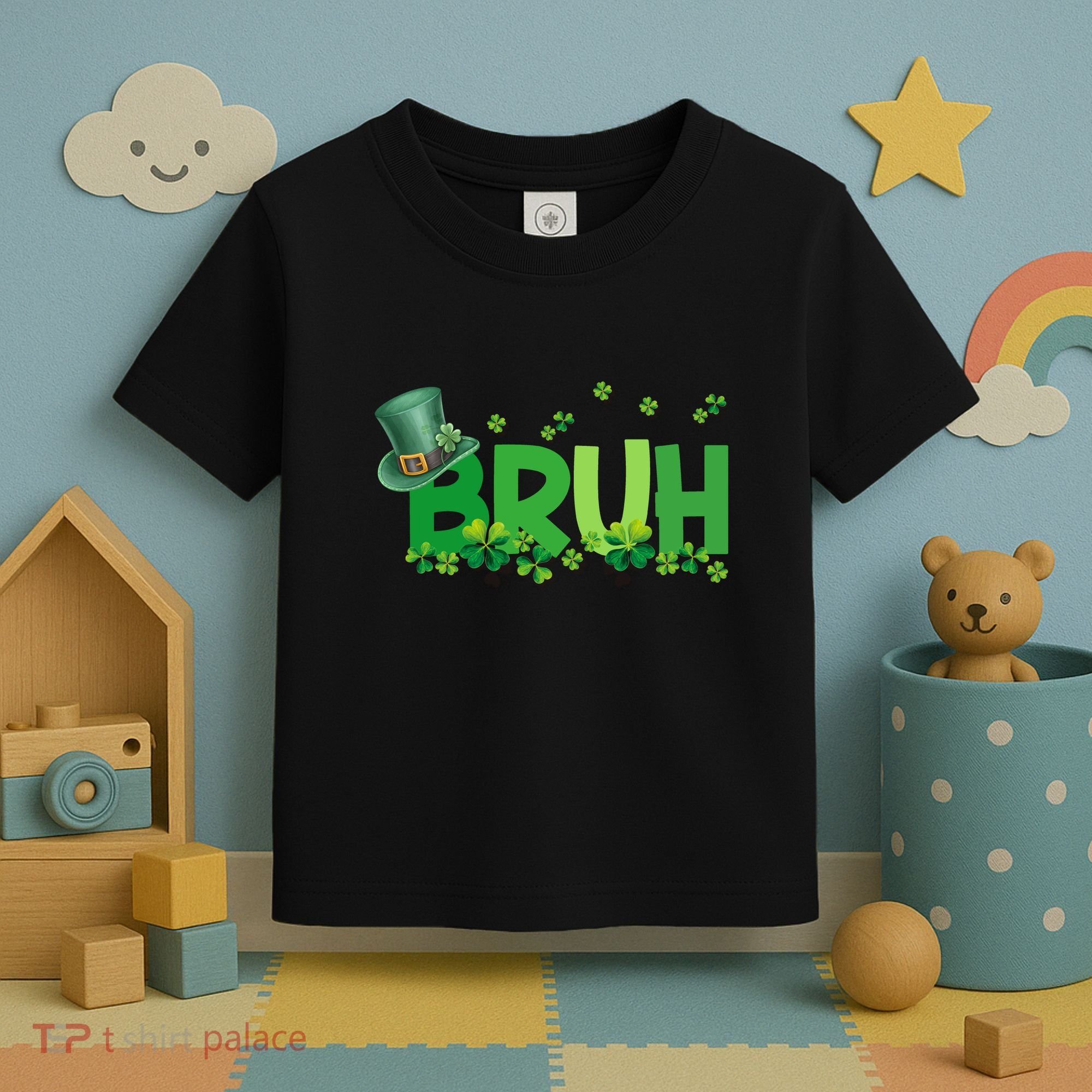 Saint Patricks Day Bruh St Pattys Day Toddler T-Shirt