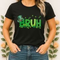 Saint Patricks Day Bruh St Pattys Day Women's T-Shirt thumb 2