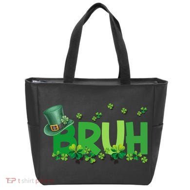 Saint Patricks Day Bruh St Pattys Day Tote Bag