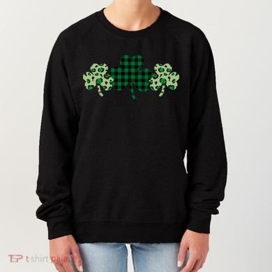 St Patricks Day Shamrock Pattern Women's Sweatshirt