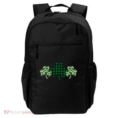 St Patricks Day Shamrock Pattern Backpack