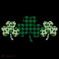 St Patricks Day Shamrock Pattern Toddler Hoodie thumb 2