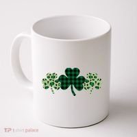 St Patricks Day Shamrock Pattern Coffee Mug thumb 0