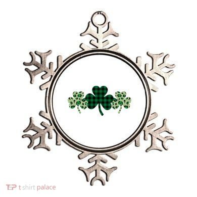 St Patricks Day Shamrock Pattern Ornament
