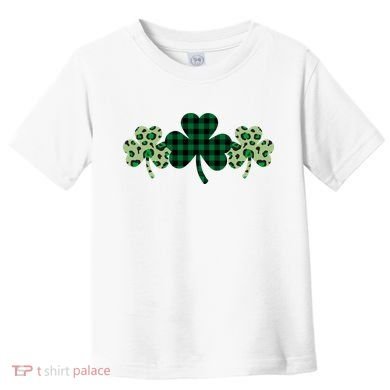 St Patricks Day Shamrock Pattern Toddler T-Shirt