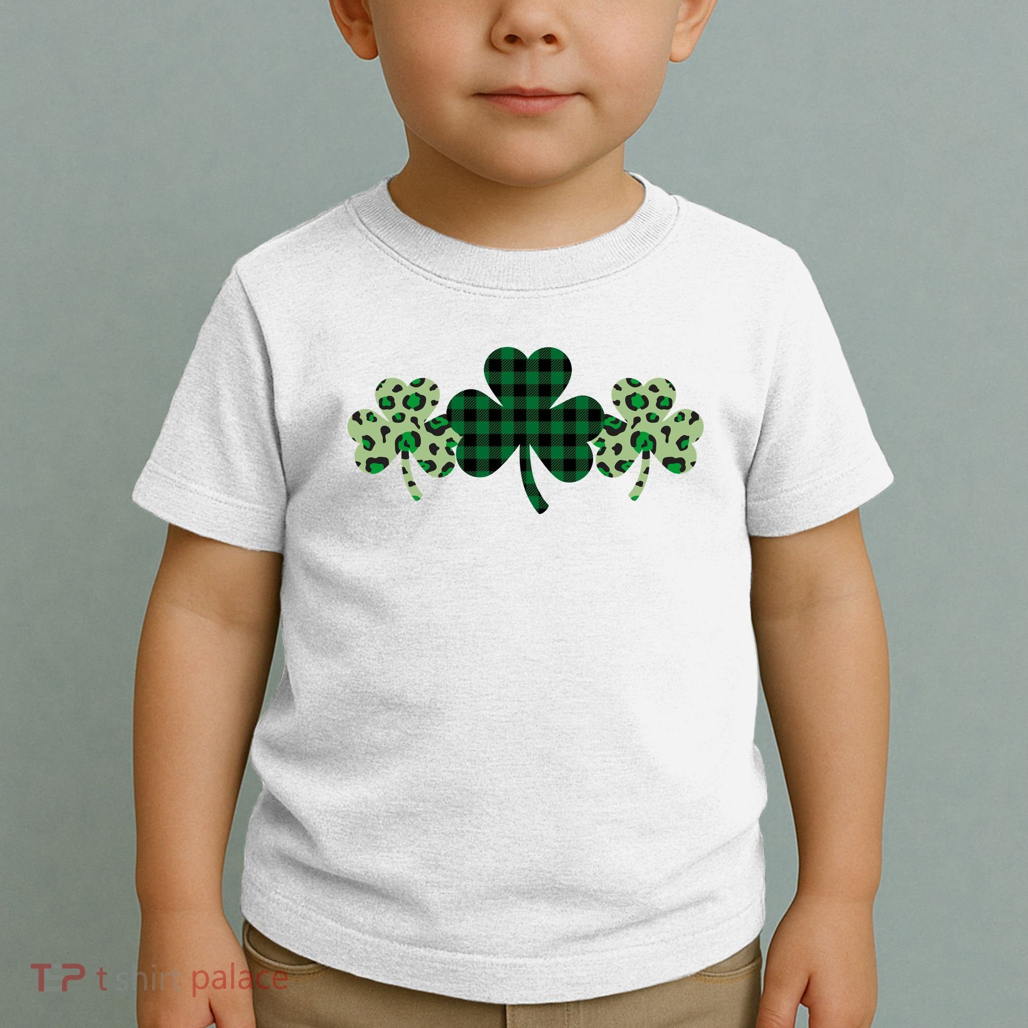 St Patricks Day Shamrock Pattern Toddler T-Shirt