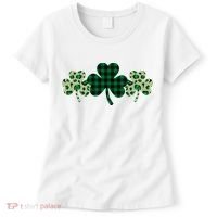 St Patricks Day Shamrock Pattern Women's T-Shirt thumb 0