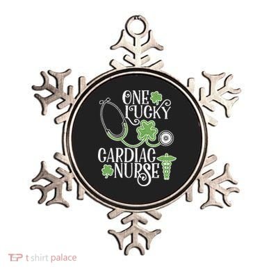 St Patrick's Day Cardiac Nurse Design Cute Gift One Lucky Nurse Great Gift Ornament