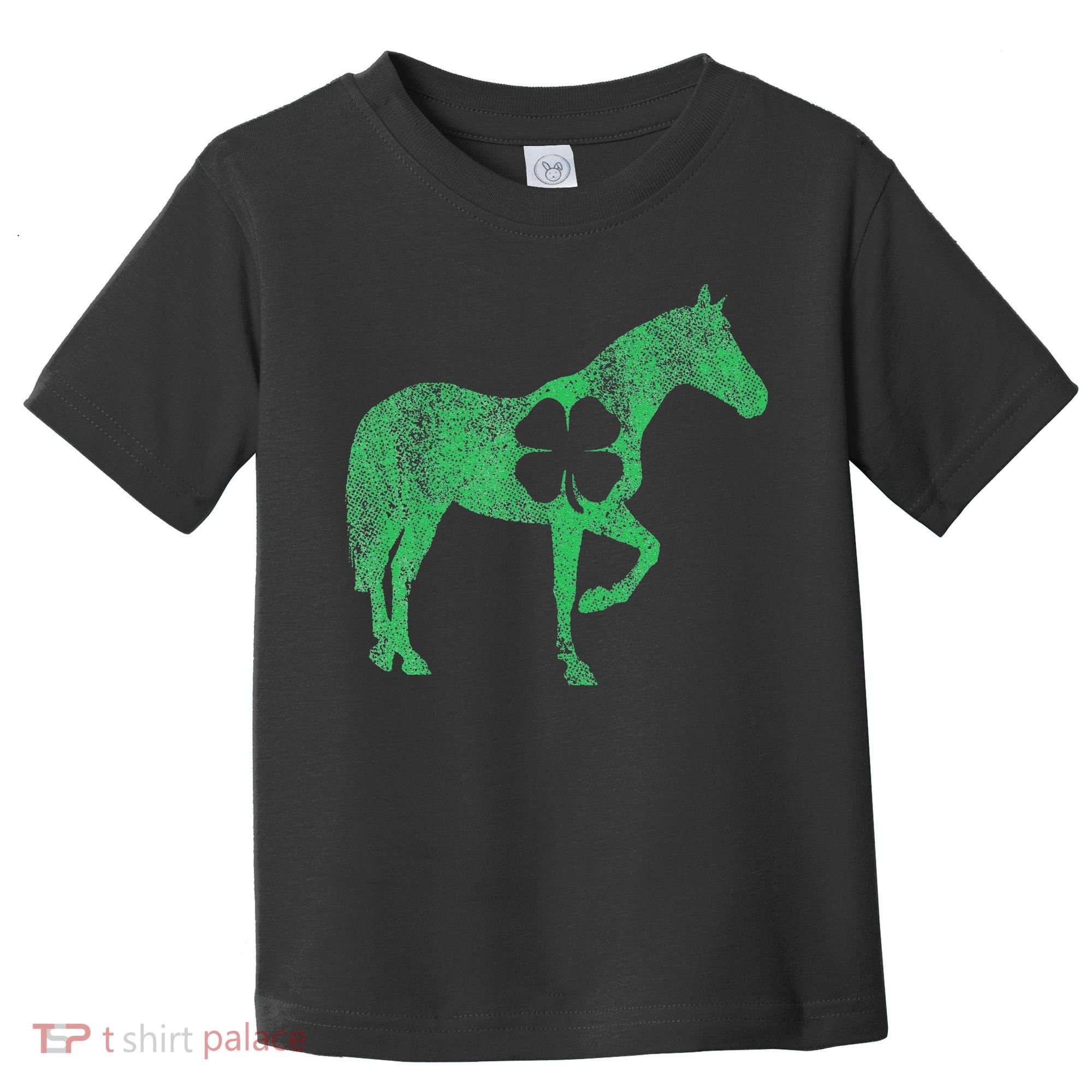 St Patrick's Day Shamrock Horse Irish Green Saint Paddy's Toddler T-Shirt