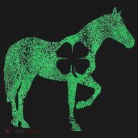 St Patrick's Day Shamrock Horse Irish Green Saint Paddy's Kids Sweatshirt thumb 2
