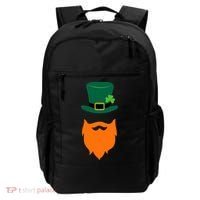 St Patrick's Day Beard Guy Funny Backpack thumb 0