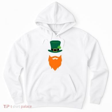 St Patrick's Day Beard Guy Funny Hoodie
