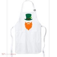 St Patrick's Day Beard Guy Funny Apron thumb 0