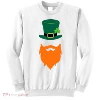 St Patrick's Day Beard Guy Funny Sweatshirt thumb 0