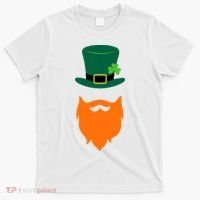 St Patrick's Day Beard Guy Funny T-Shirt thumb 0