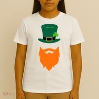 St Patrick's Day Beard Guy Funny T-Shirt thumb 4