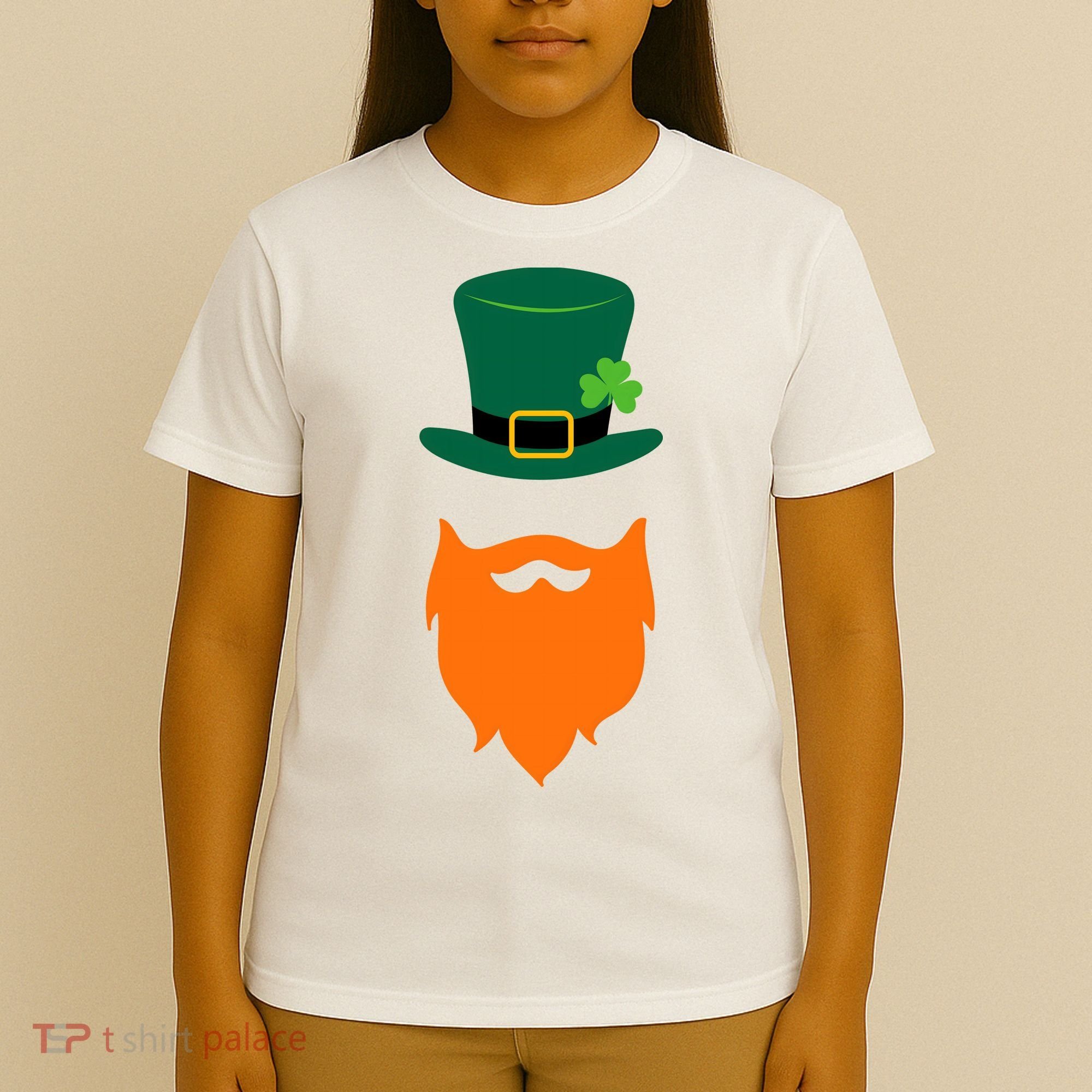 St Patrick's Day Beard Guy Funny T-Shirt