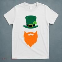 St Patrick's Day Beard Guy Funny T-Shirt thumb 5