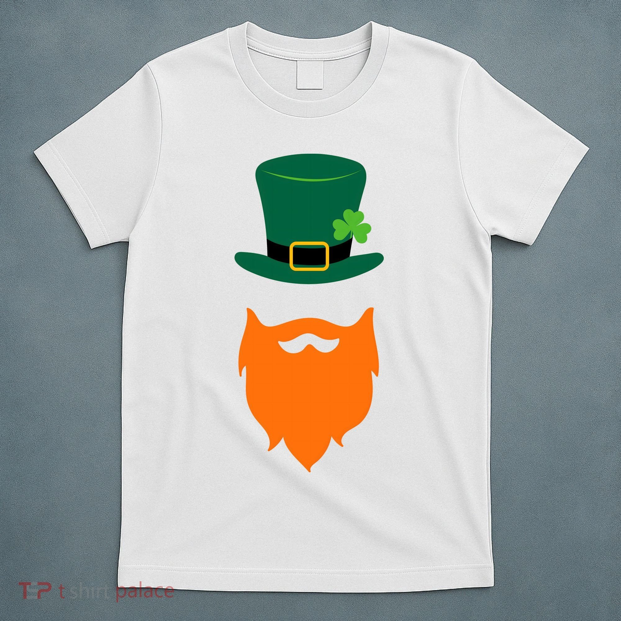 St Patrick's Day Beard Guy Funny T-Shirt