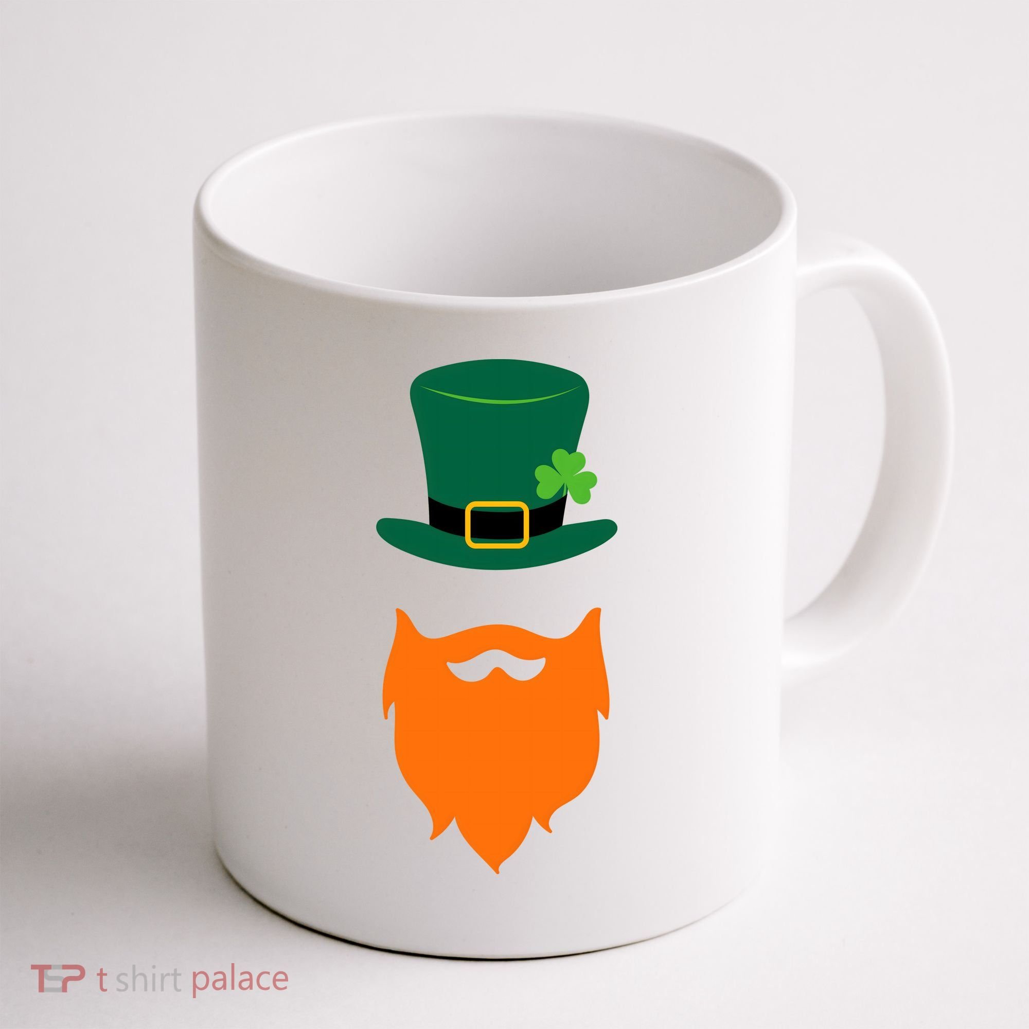 St Patrick's Day Beard Guy Funny Coffee Mug